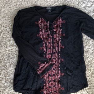 Lucky Brand Long Sleeve Blouse